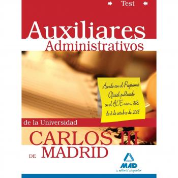 Auxiliar Administrativo De La Universidad Carlos Iii De Madrid. Test.