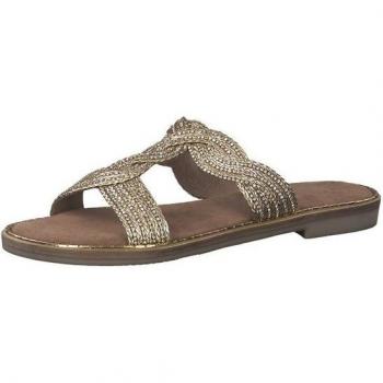 Marco Tozzi Metallic Pantoletten für Damen