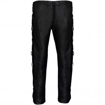 Jeans de Cuero para Hombre Estilo Biker