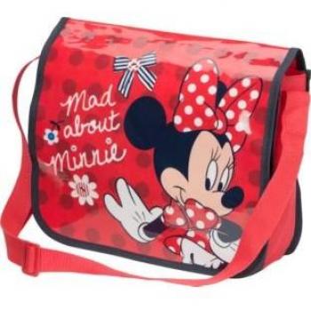 Red Mickey & Minnie Messenger Tote