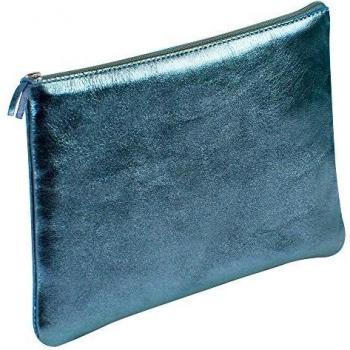 Trousse en cuir plate Clairefontaine Ligné