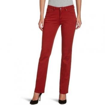 Jeans H.I.S. mujer, talla 38W / 31L, color rojo