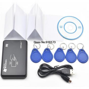 Lecteur Copieur RFID USB 125kHz EM4305 T5577 + 5 Étiquettes Réinscriptibles