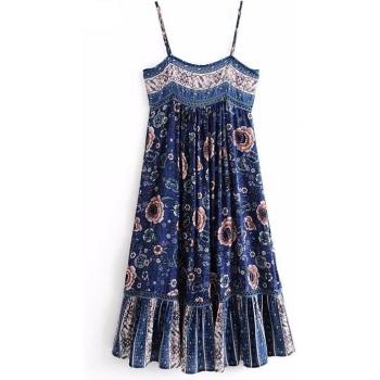 Bohemian Floral Printed Dress