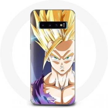Coque Samsung Galaxy S10 Edge Dragon Ball Manga Goku Furia