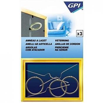 Anneau Lacet GPI Lot de 3