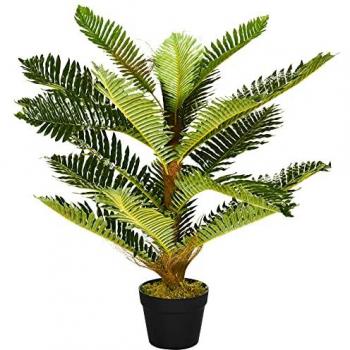 Palmier Artificiel 85 cm avec Feuilles Réalistes et Pot Inclus