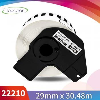 Topcolor 62mm DK Roll 22205 Labels for Brother QL580 QL1050 QL570