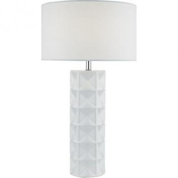 Lumière de Table en Céramique – Variante Blanche