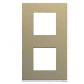 Plaque de finition 2 postes
