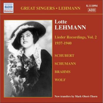 Lieder Recordings, Volume 2: Timeless Tunes and Memorable Melodies, Volume 2 (1937-1946)