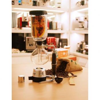 Cafetera de Sífilo y Cristal