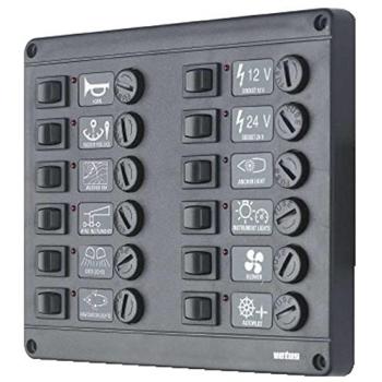 Fusibles e Interruptores Vetus P12 12V Color Gris
