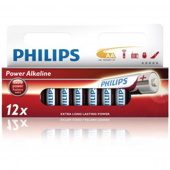 Philips Power Alkaline Battery AA 12-pack