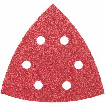 Bosch 2609256A48 Carta abrasiva a delta a strappo, perforato Dimensione dei grani 40 Lato 93 mm 5 pz