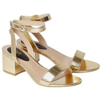 Wide Fit Tommi Barely There Mid Block Heel Sandals