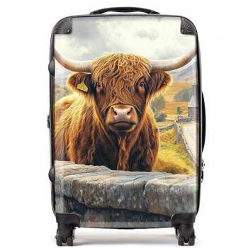 Snowy Holiday Irish Setter Glazed Chopping Surface