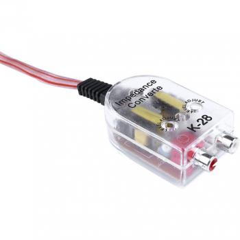 RCA 12V Car Amplifier High to Low Impedance Converter