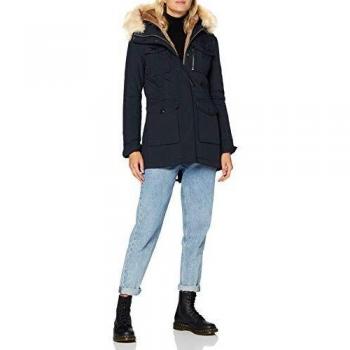 Schott Blouson Long Bleu Navée – Vêtement de Combat JKTHALL2W