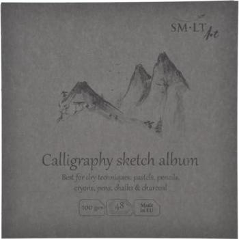 Bloc de dessin carré 180° – Papier calligraphie & lettering 48 feuilles, 100 g/m²