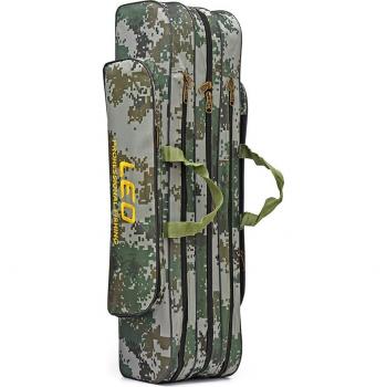 Funda protectora para caña de pescar con compartimentos
