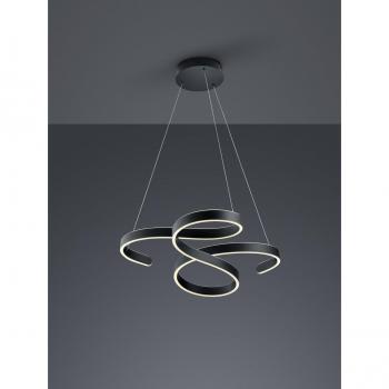Trio-Beleuchtung Pendelleuchte Francis Vortici 52W Anthrazit
