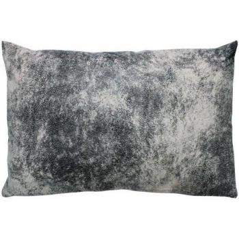 Tavolo d'Appoggio con Cuscino Lavabile in Cuoio HAVANE, 60x40 cm, Bianco