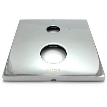 Hansgrohe Rosace pour thermostat Axor Starck X avec robinet d'arrêt et dérivation F-set