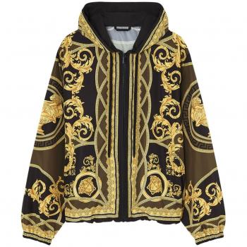Versace Barocco Windbreaker Jacket | Multicolor | Size M
