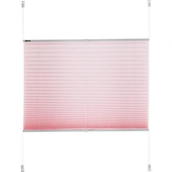 Plissee DAHRA in rosa, Crush-Optik, 100% Polyester
