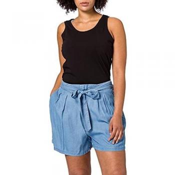 Shorts Vero Moda Curve VMMIA HR 46 Mujer Mezclilla Azul Claro