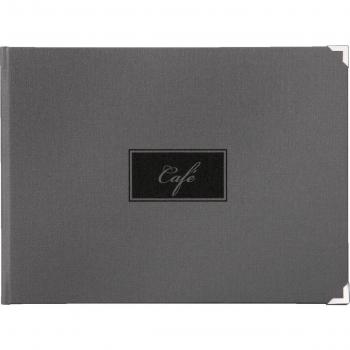 Portamenu Oscar A5 grigio 6 viste CAFÉ