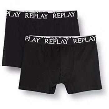 Replay Boxershorts für Herren, Basic Cuff Logo