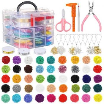 Perles de rocaille et accessoires 27009 pièces