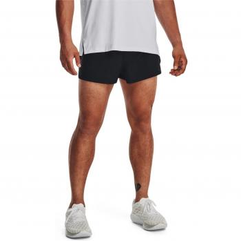 Under Armour Short de Running Launch Split Perf Homme Noir