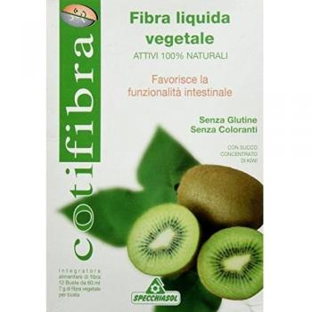 Specchiasol Cotifibra Fibra Liquida Vegetale, 12 Buste da 60 ml