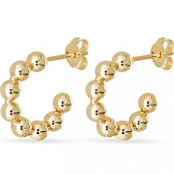 Valeria Creolen 375er Gelbgold Paar