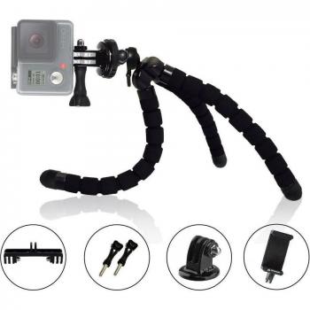 ProFlexPod S1 Tripod Stand with Adapter, Double Mount, and Clip for GoPro Hero 4 Session Black