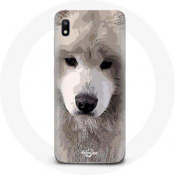 Coque Maniacase Samoyède Gris pour Galaxy A10