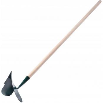 KADAX Garden Steel Rake (Heaping), 15x145 cm, Wood Handle