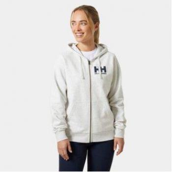 Chaqueta con capucha Helly Hansen Logo 2.0 gris para mujer