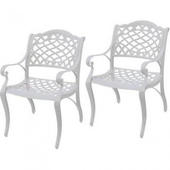 Sillas de Aluminio Pintadas en Blanco