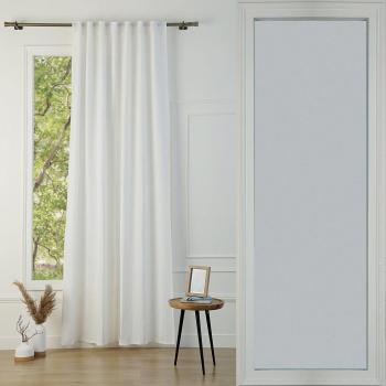 Febronie Lin lavé blanc Rideau 140x290