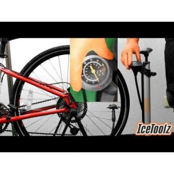 Pompa da pavimento IceToolz Xpert max 11 bar nera e argento