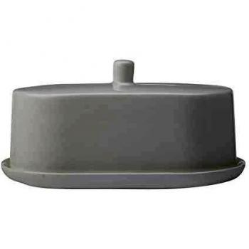 M Williams White Bone China Butter Dish