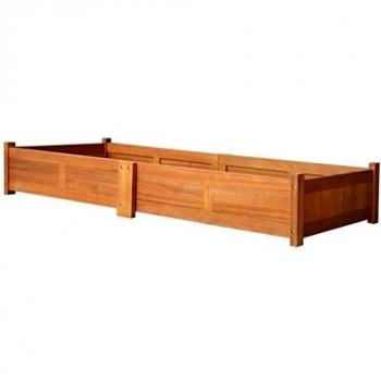 VidaXL Garden Raised Bed Acacia Wood 200x50x25 cm