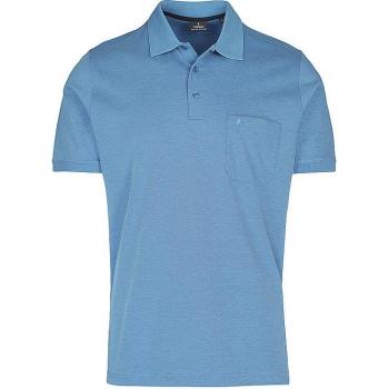 RAGMAN Herren Poloshirt Blau Größe S