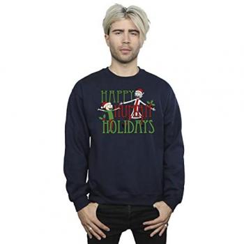 Felpa da uomo Happy Human Holidays Rick And Morty