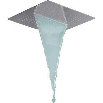 Imex Spray Doccia Grigio 47x50 Finitura Cromata