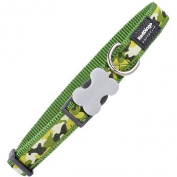 RedDingo Obojek pro psy Camouflage Green – 1,5/24 až 37 cm